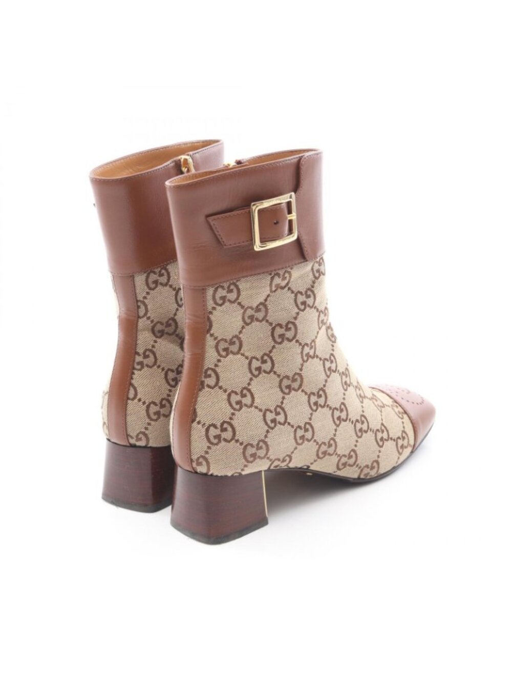 Gucci Boots GG Canvas Ankle - Picture 2 of 10